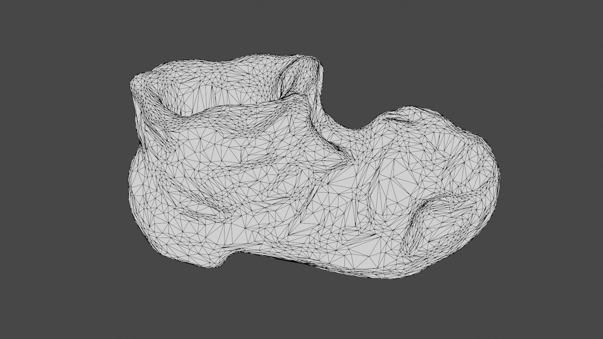 Garden Boot flowerpot Low-poly 3D model_16