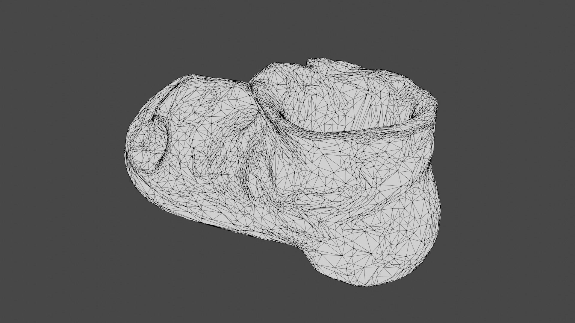 Garden Boot flowerpot Low-poly 3D model_20