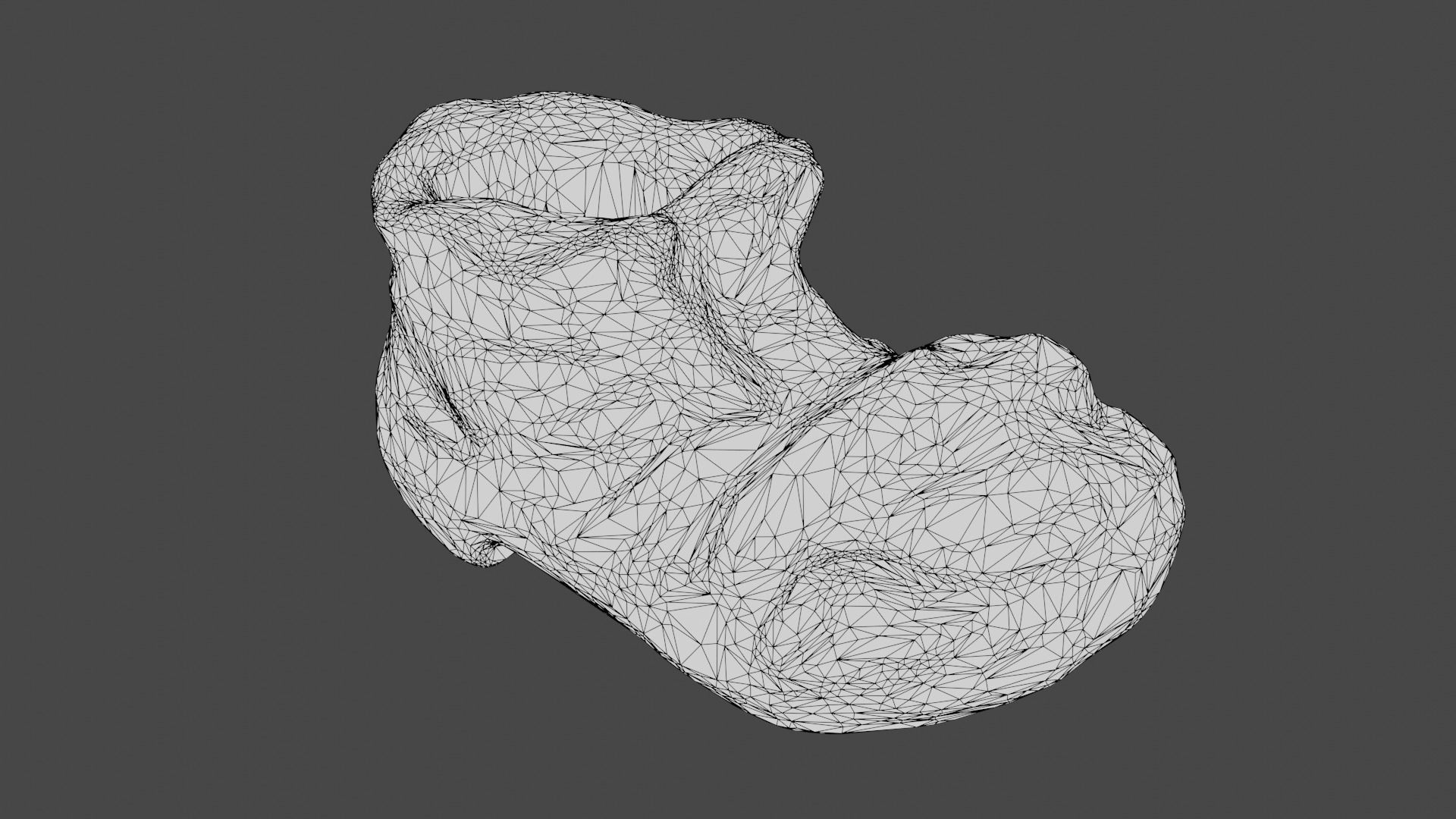 Garden Boot flowerpot Low-poly 3D model_15