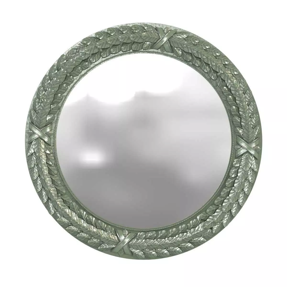 Richard Taylor designs BAY LEAF MIRROR CIRCULAR 3D model_0