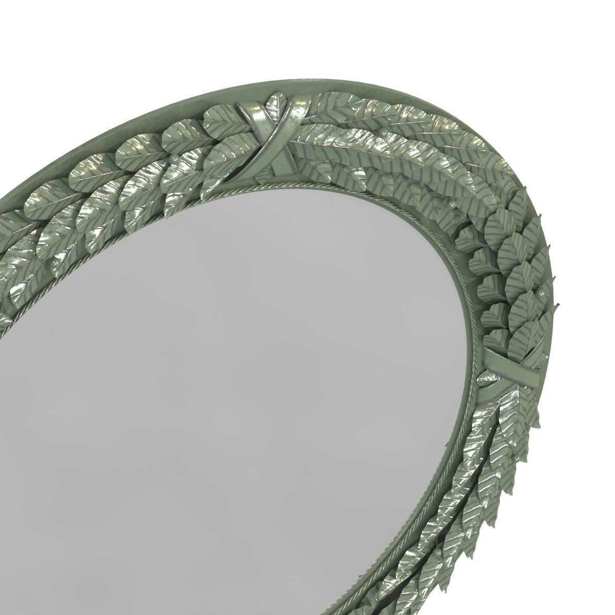 Richard Taylor designs BAY LEAF MIRROR CIRCULAR 3D model_3