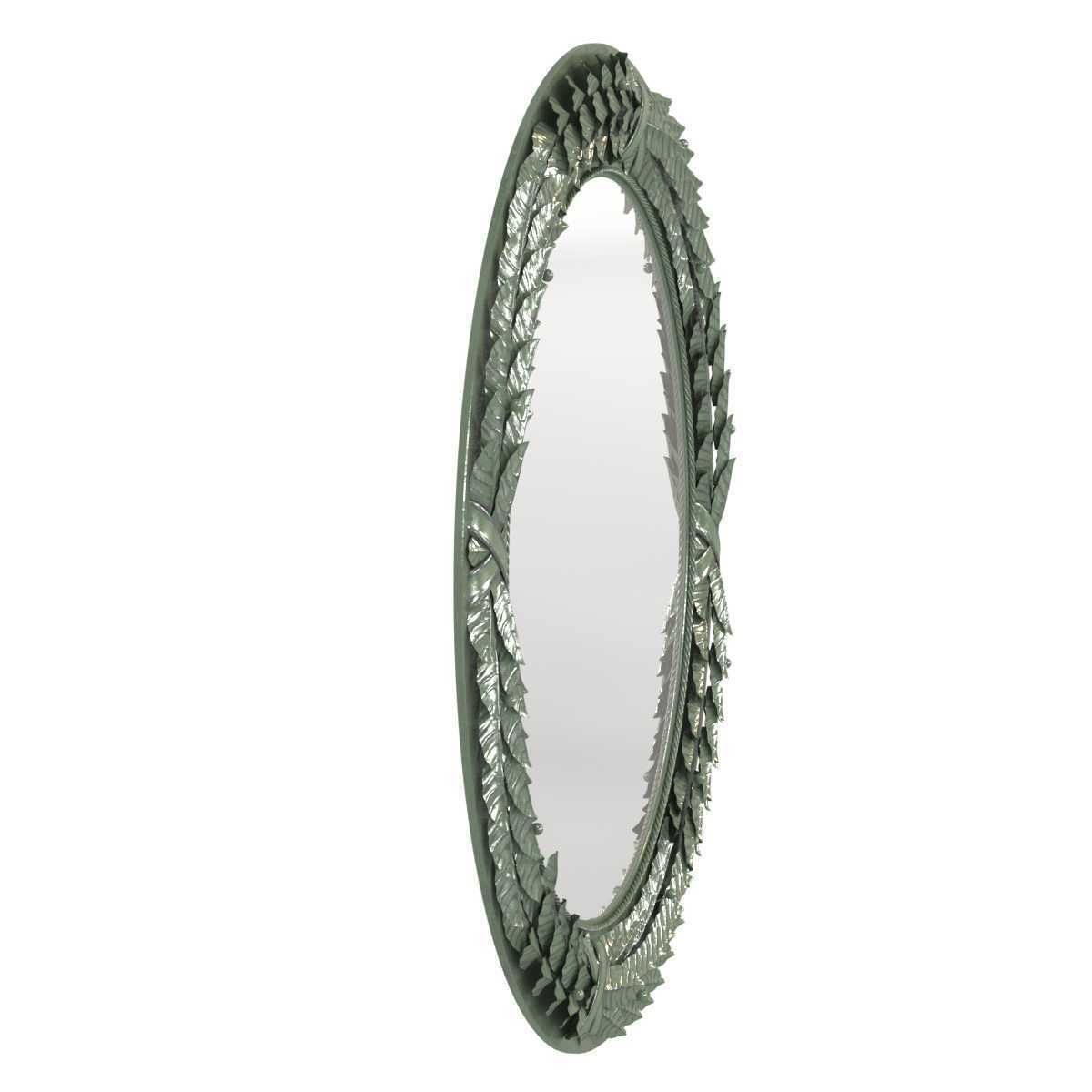 Richard Taylor designs BAY LEAF MIRROR CIRCULAR 3D model_2