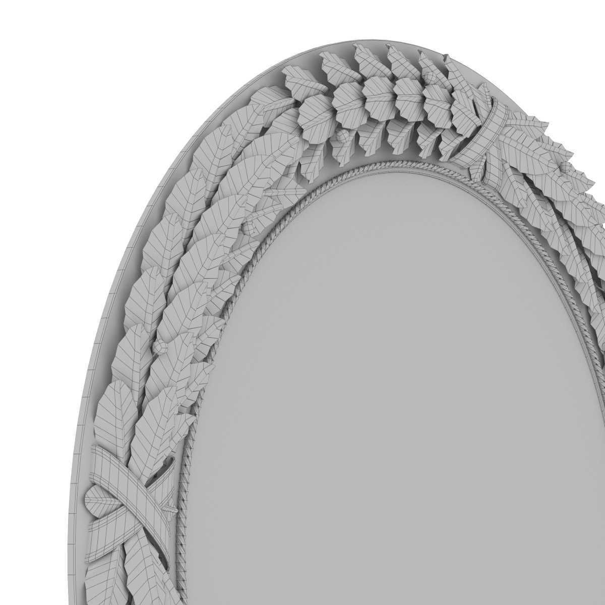 Richard Taylor designs BAY LEAF MIRROR CIRCULAR 3D model_9