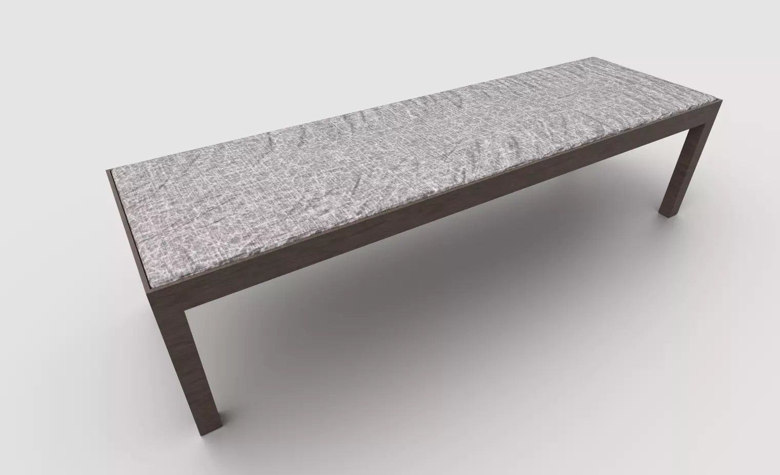 Bed bench Free 3D model_0