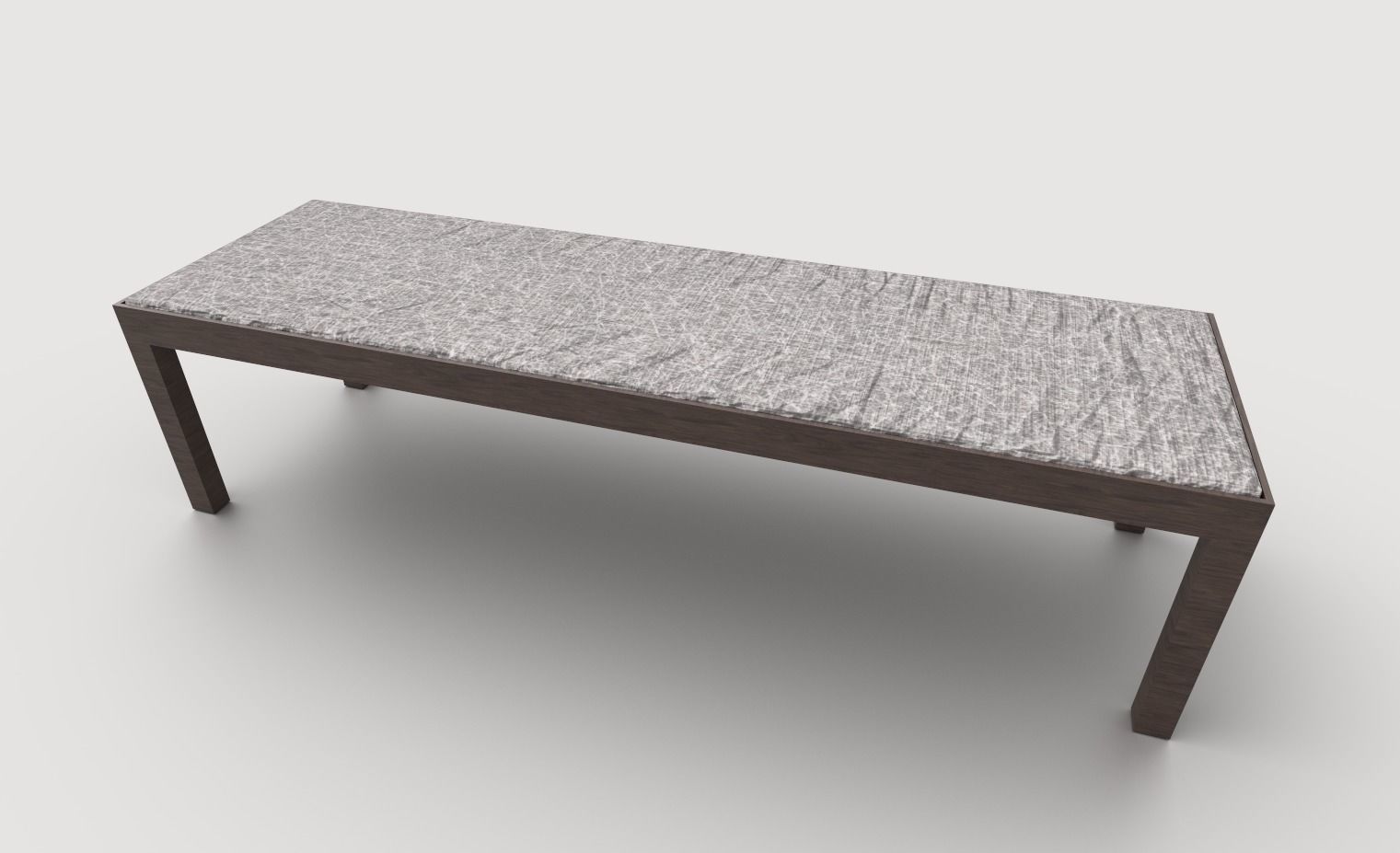 Bed bench Free 3D model_1