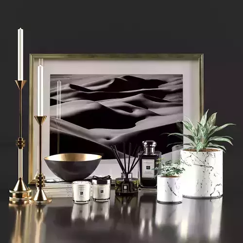 Decorative Set with Plants