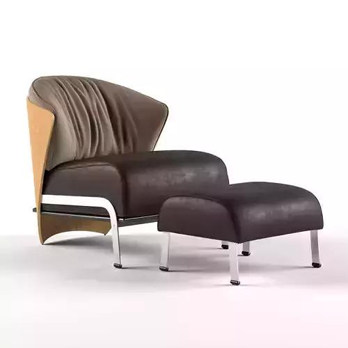 Elba Chair with Ottoman