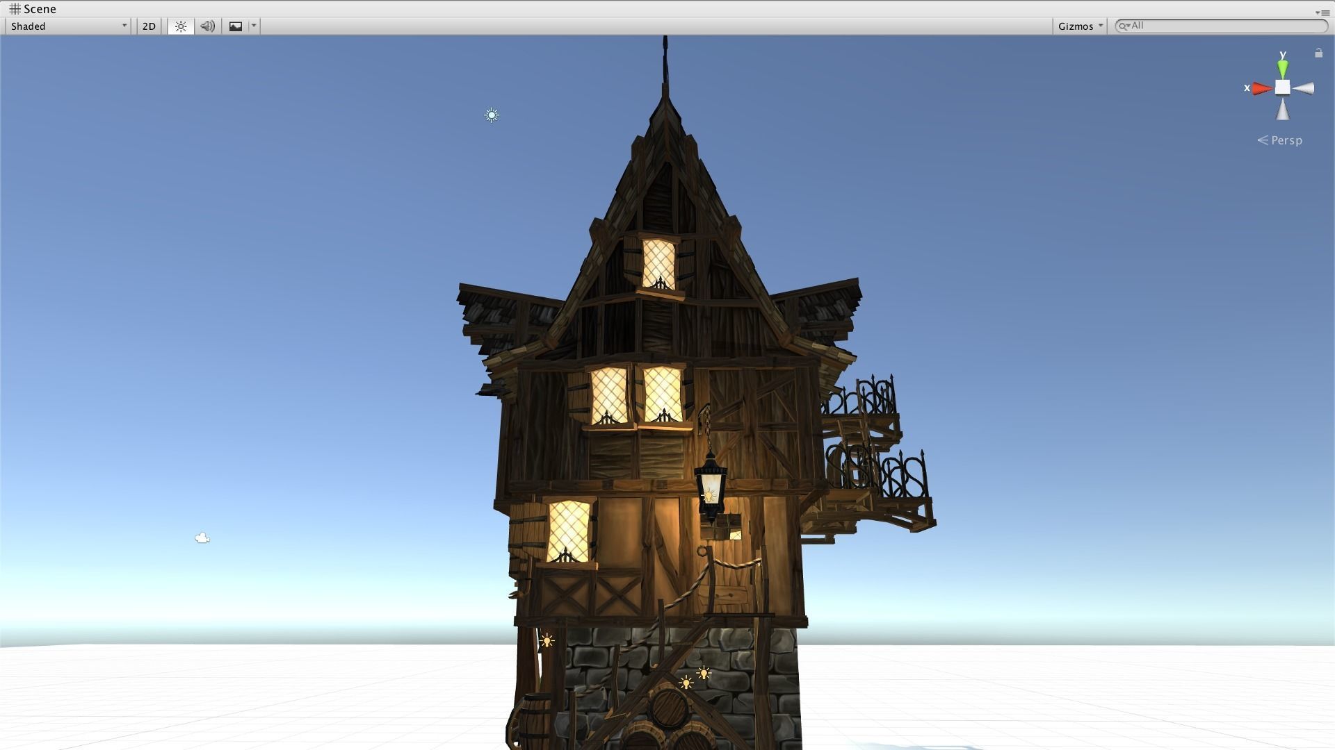 Medieval Fantasy Town Kit Low-poly 3D model_21