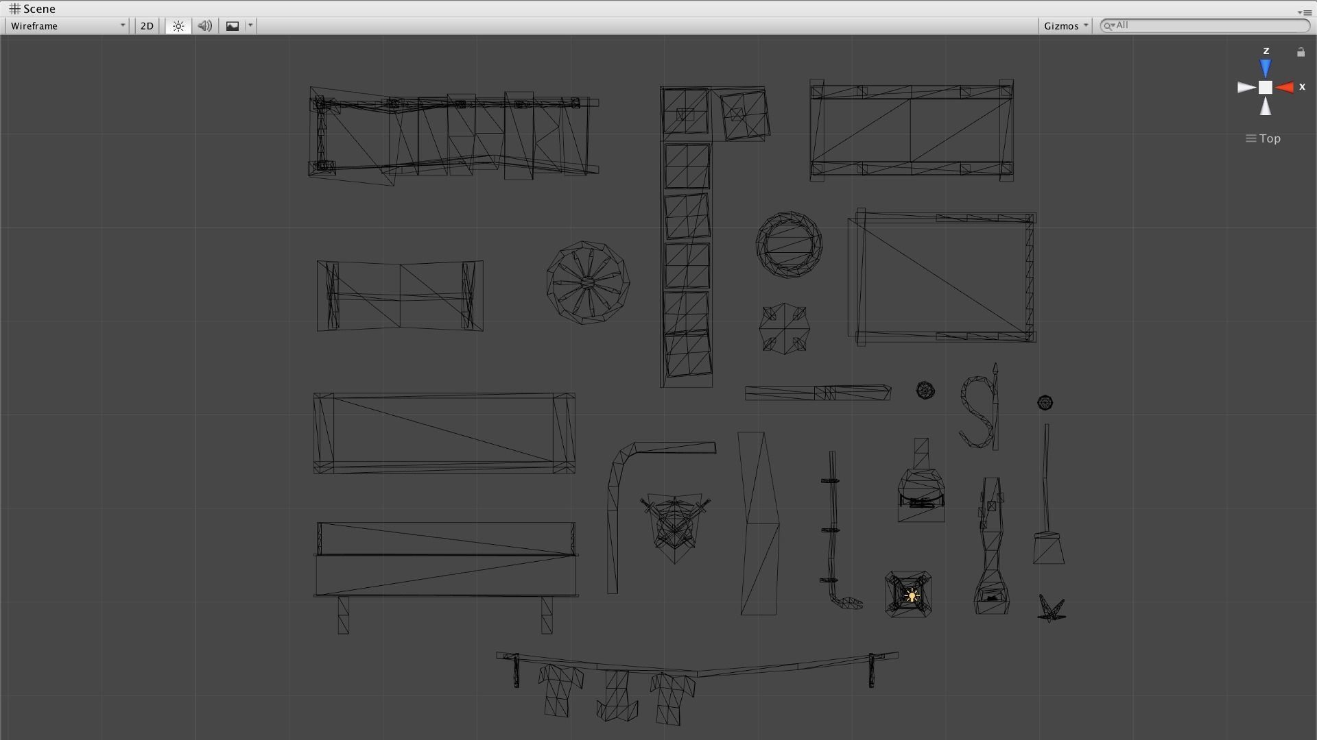 Medieval Fantasy Town Kit Low-poly 3D model_29