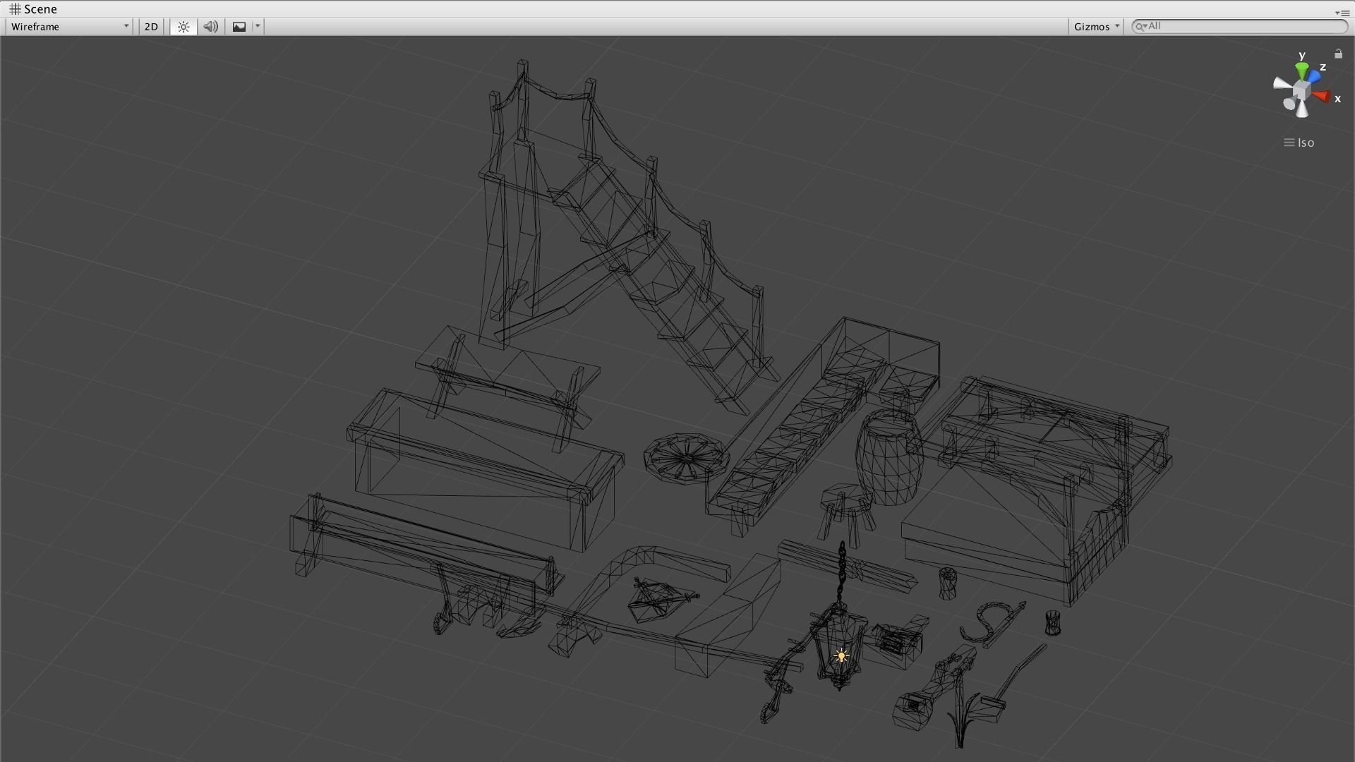 Medieval Fantasy Town Kit Low-poly 3D model_30