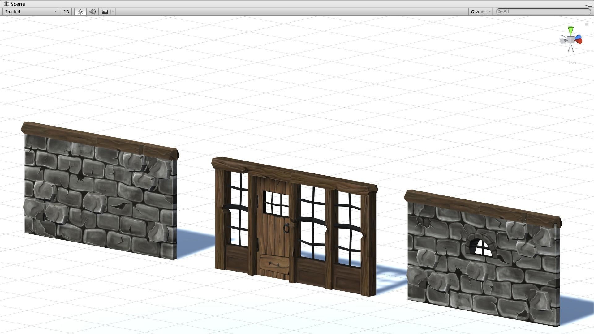 Medieval Fantasy Town Kit Low-poly 3D model_14