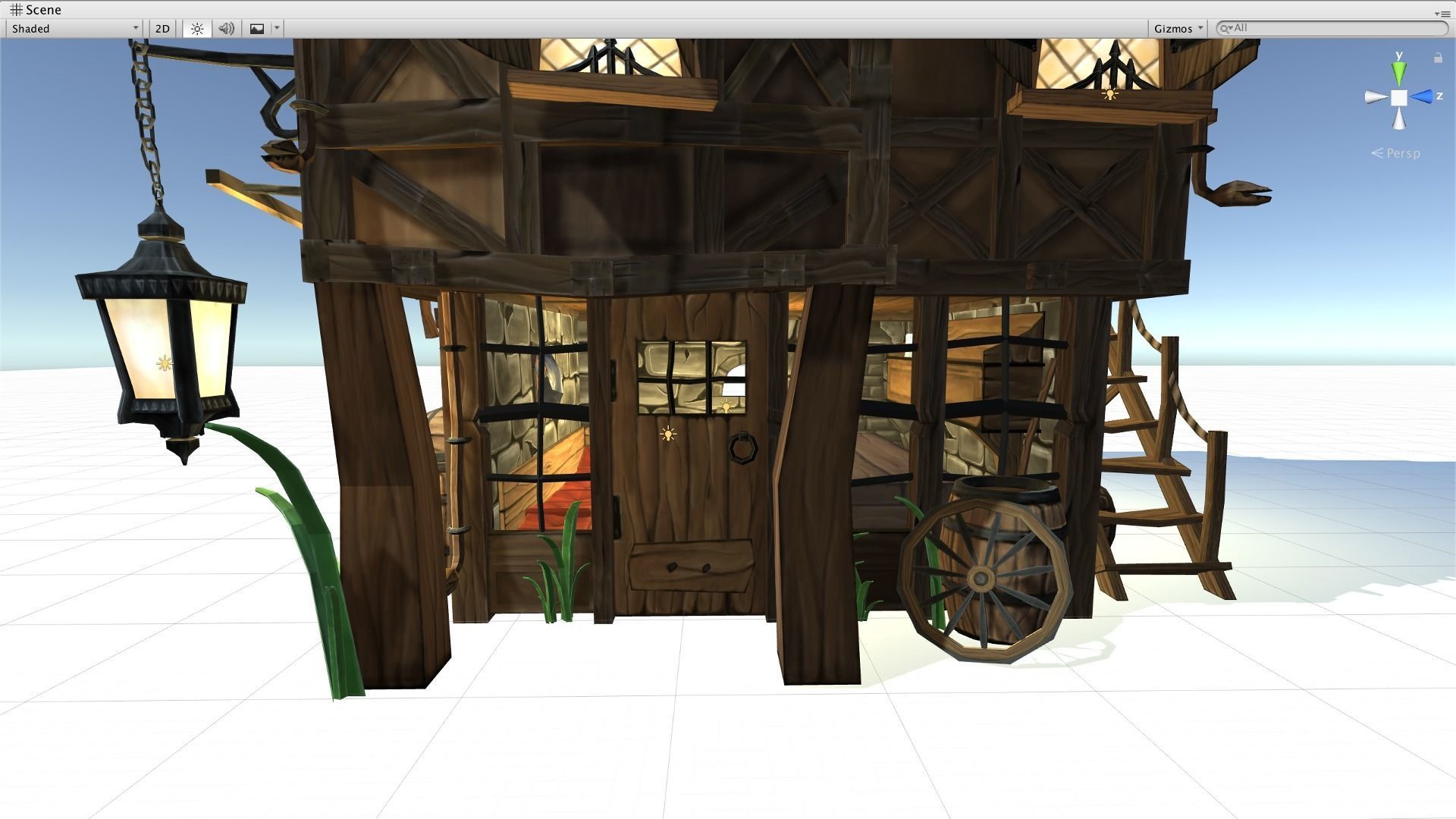 Medieval Fantasy Town Kit Low-poly 3D model_22