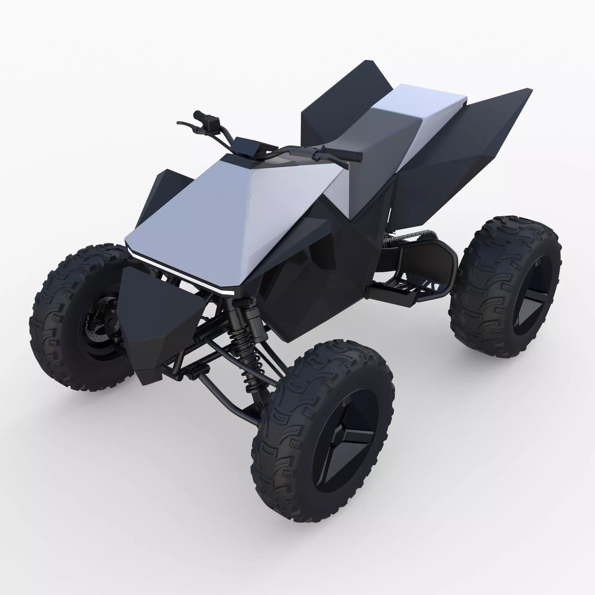 Tesla Cyberquad ATV 3D model