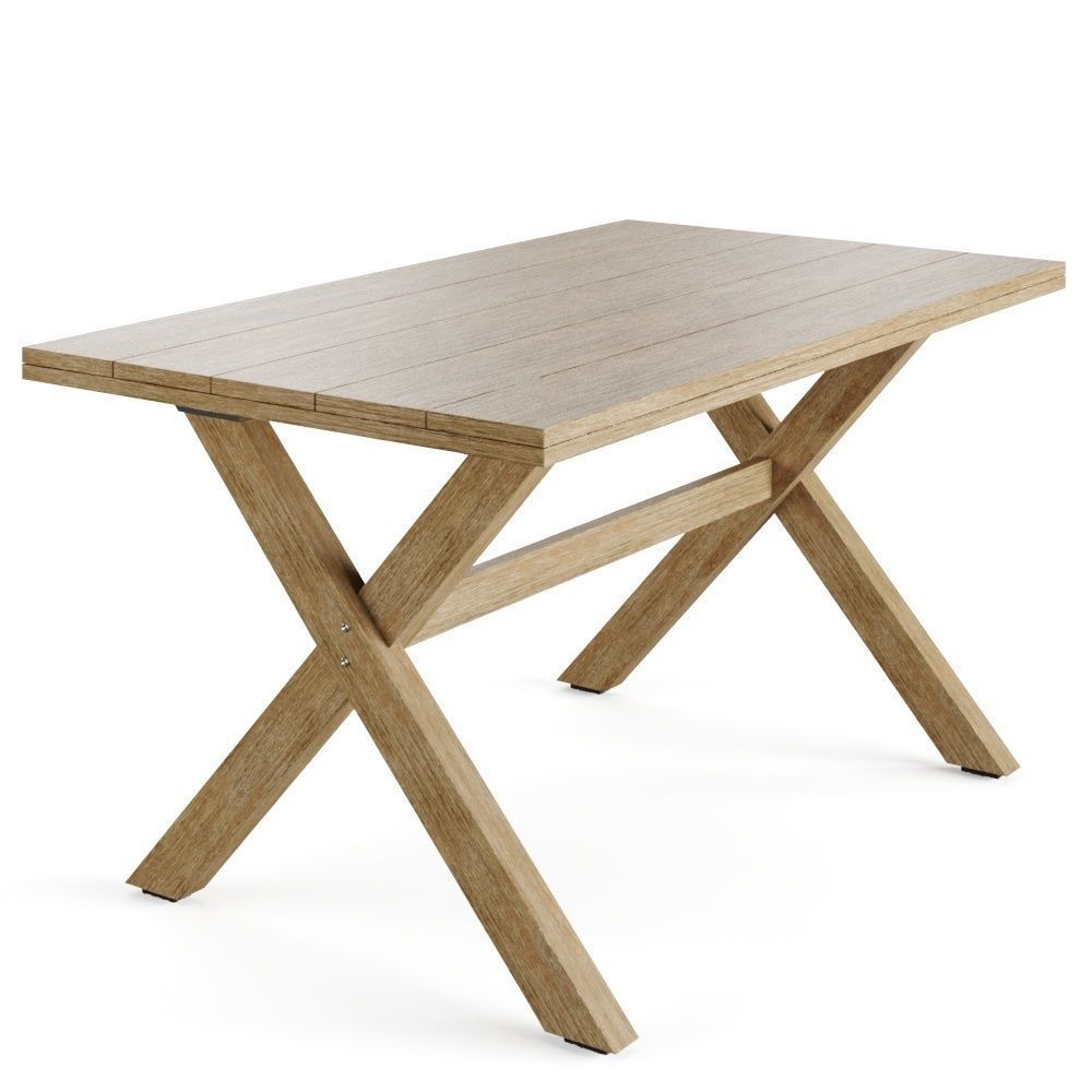 Chiara table 140 3D model_1
