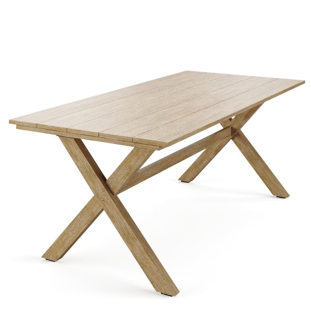 Chiara table 190 3D model_1