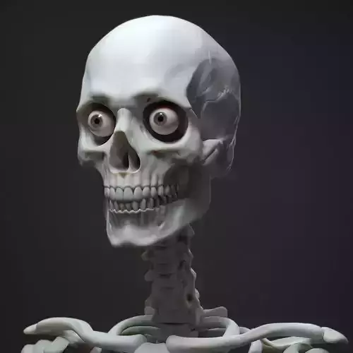 Default Human Skull 3D model
