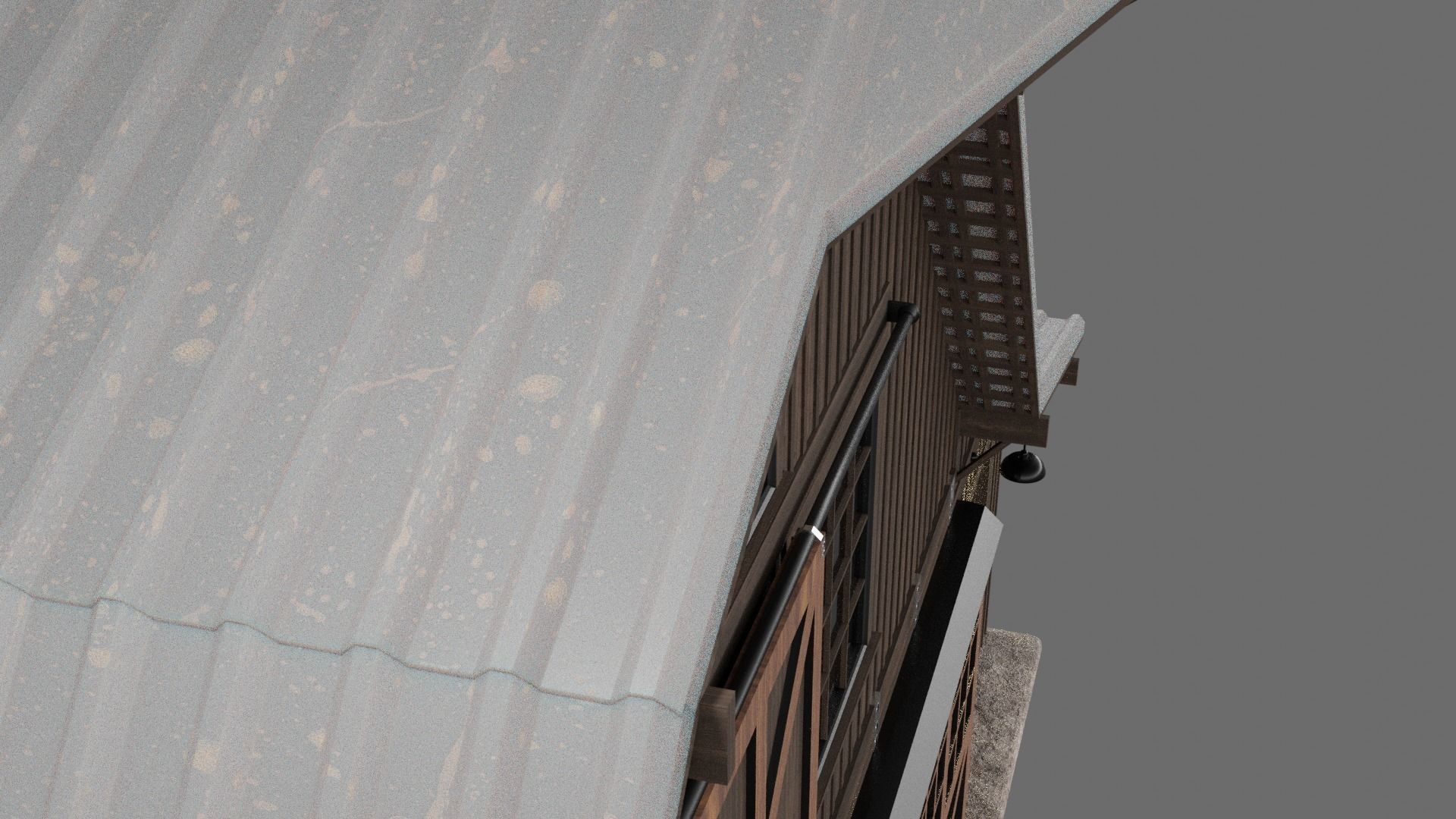 Hangar Barn 3D model_6