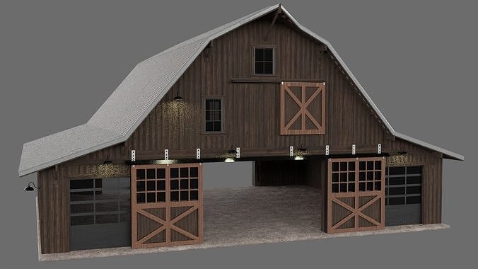 Hangar Barn 3D model