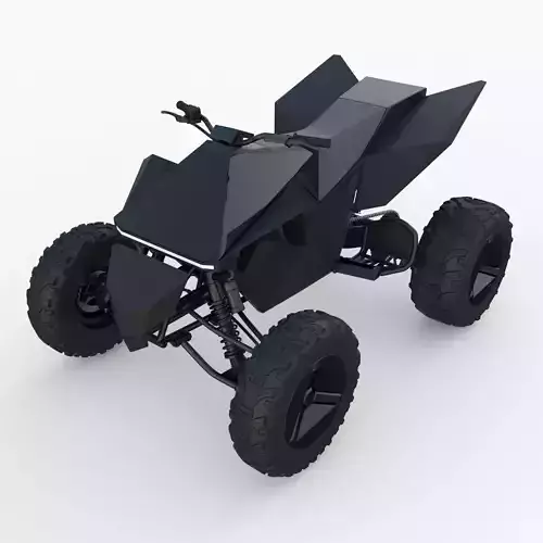 Tesla Cyberquad ATV Black 3D model