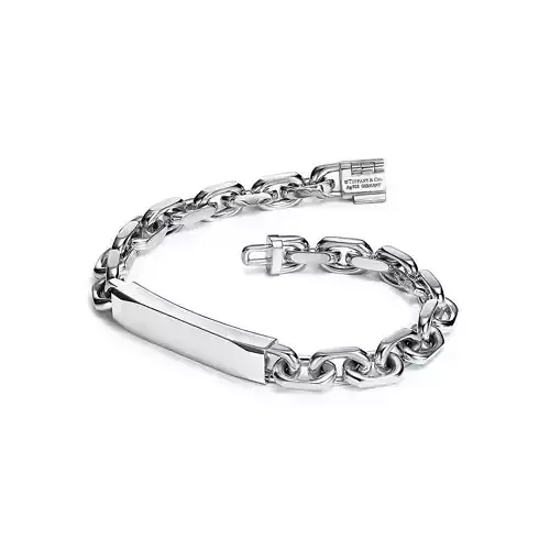 Tiffany and Co Tumbled Wide Chain Bracelet 3D print model