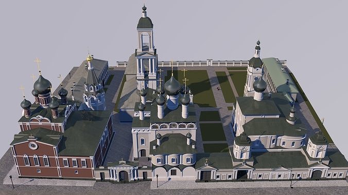 Cyril-Athanasievsky monastery 3D model
