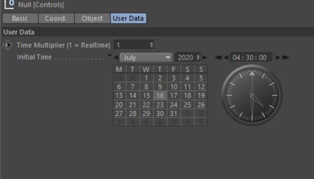 Wall Clock - XPresso Rig Low-poly 3D model_8