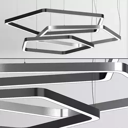 Pentagon Hanging Lamp by Forstlight 3D model