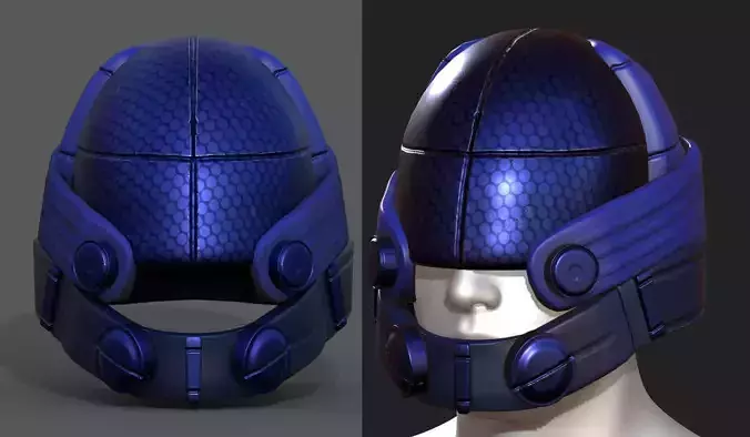 Helmet military Scifi futuristic technology 