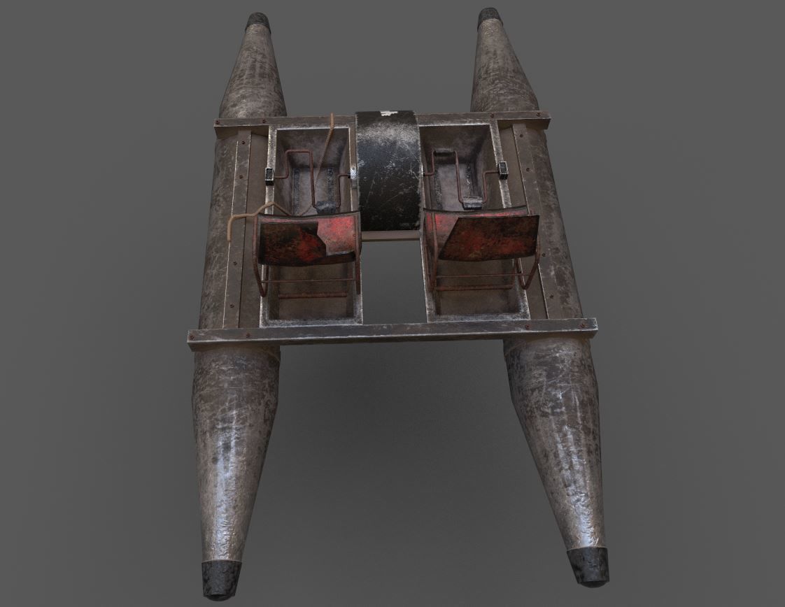 Old Water Bike no 1 3D model_10