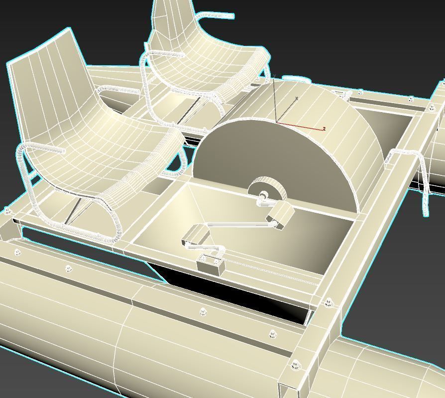 Old Water Bike no 1 3D model_14