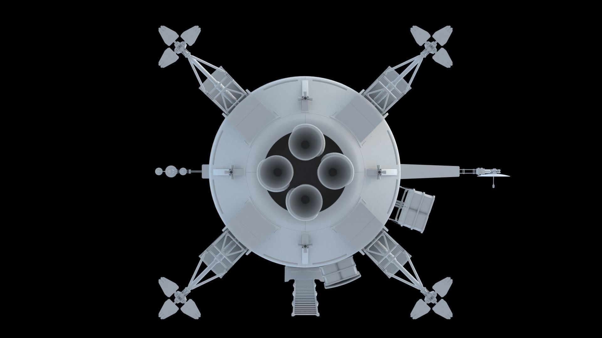 Landing module 3D model_6
