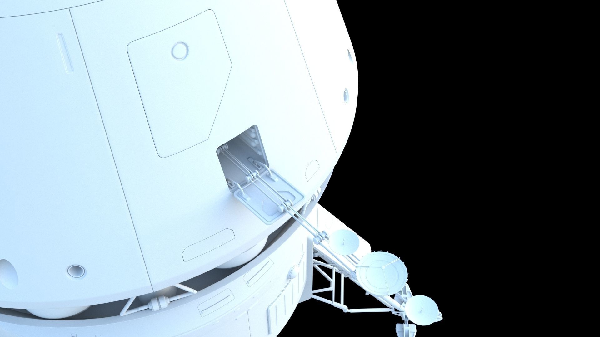 Landing module 3D model_11