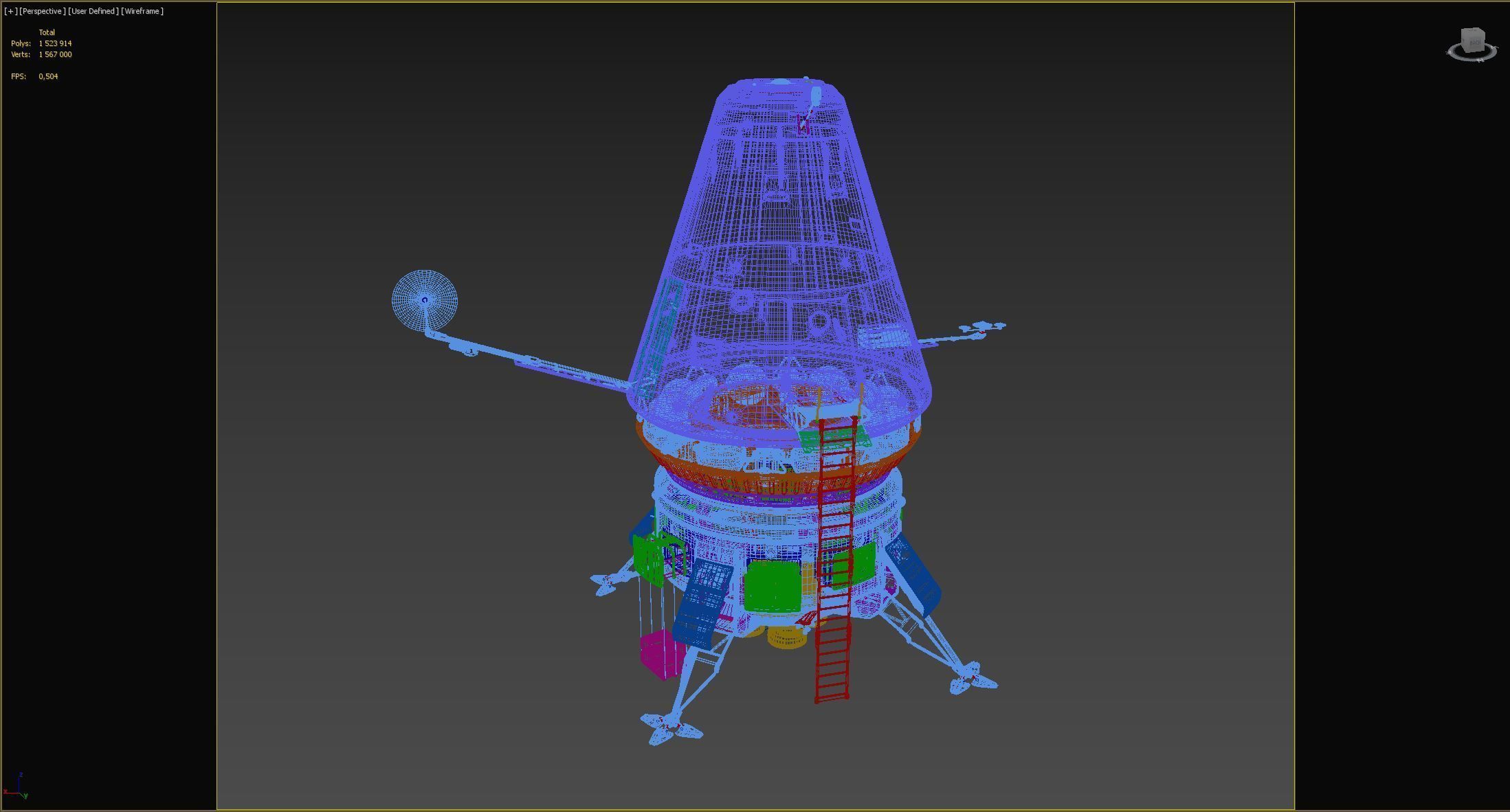 Landing module 3D model_18