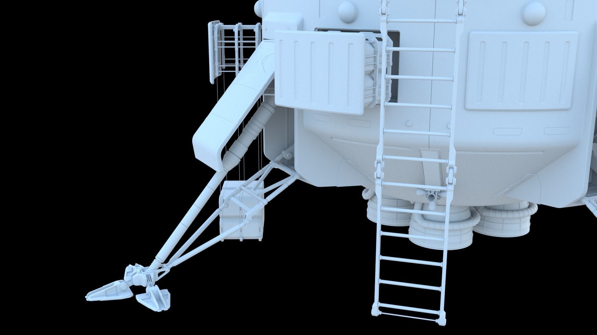 Landing module 3D model_8