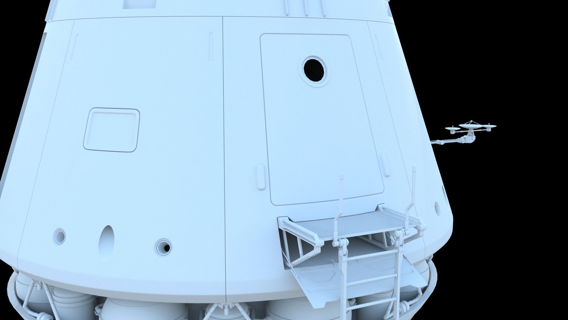 Landing module 3D model_13