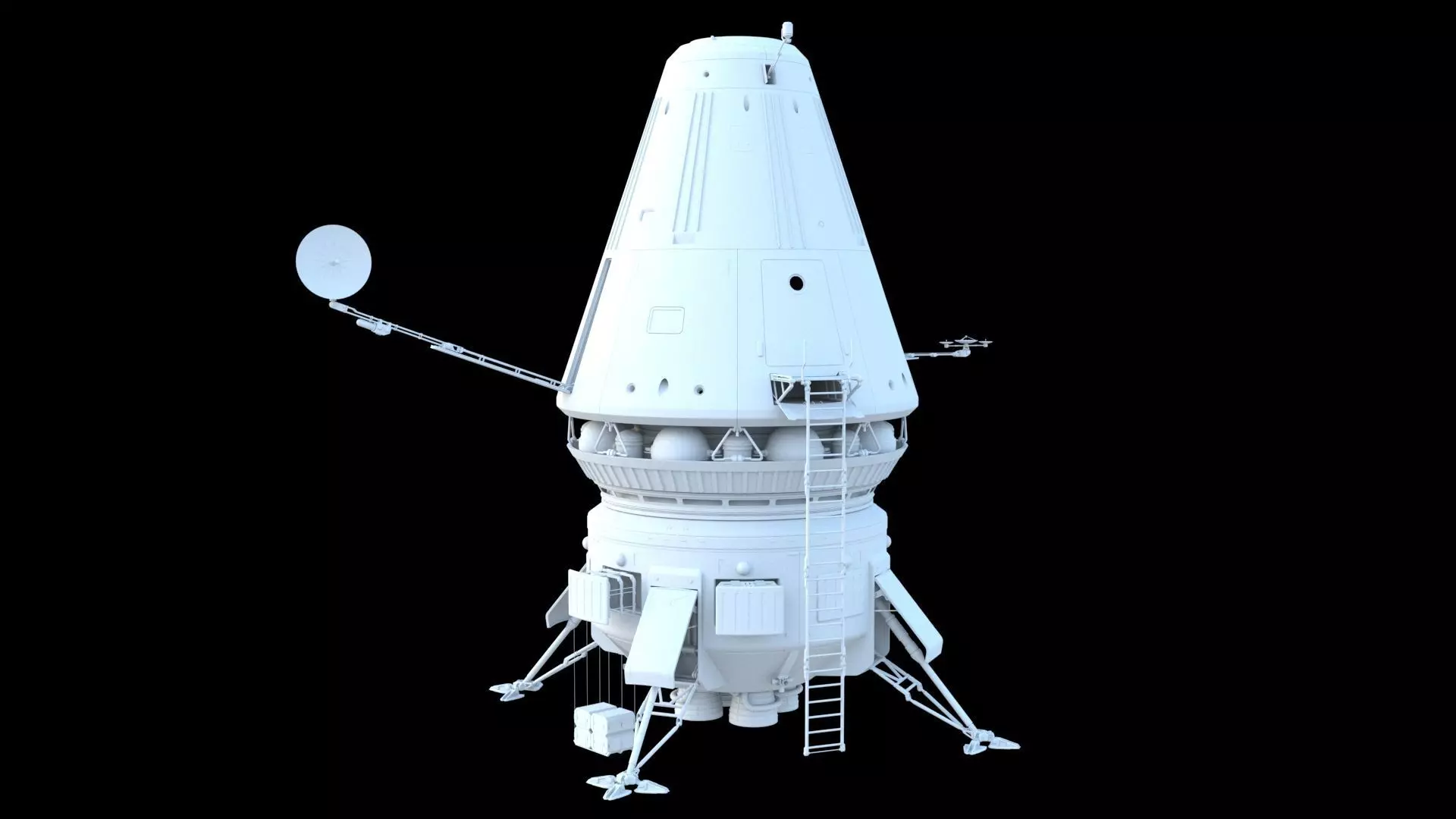Landing module 3D model_0