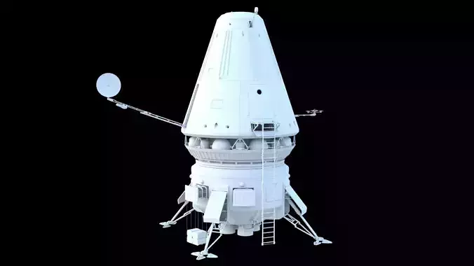 Landing module 3D model
