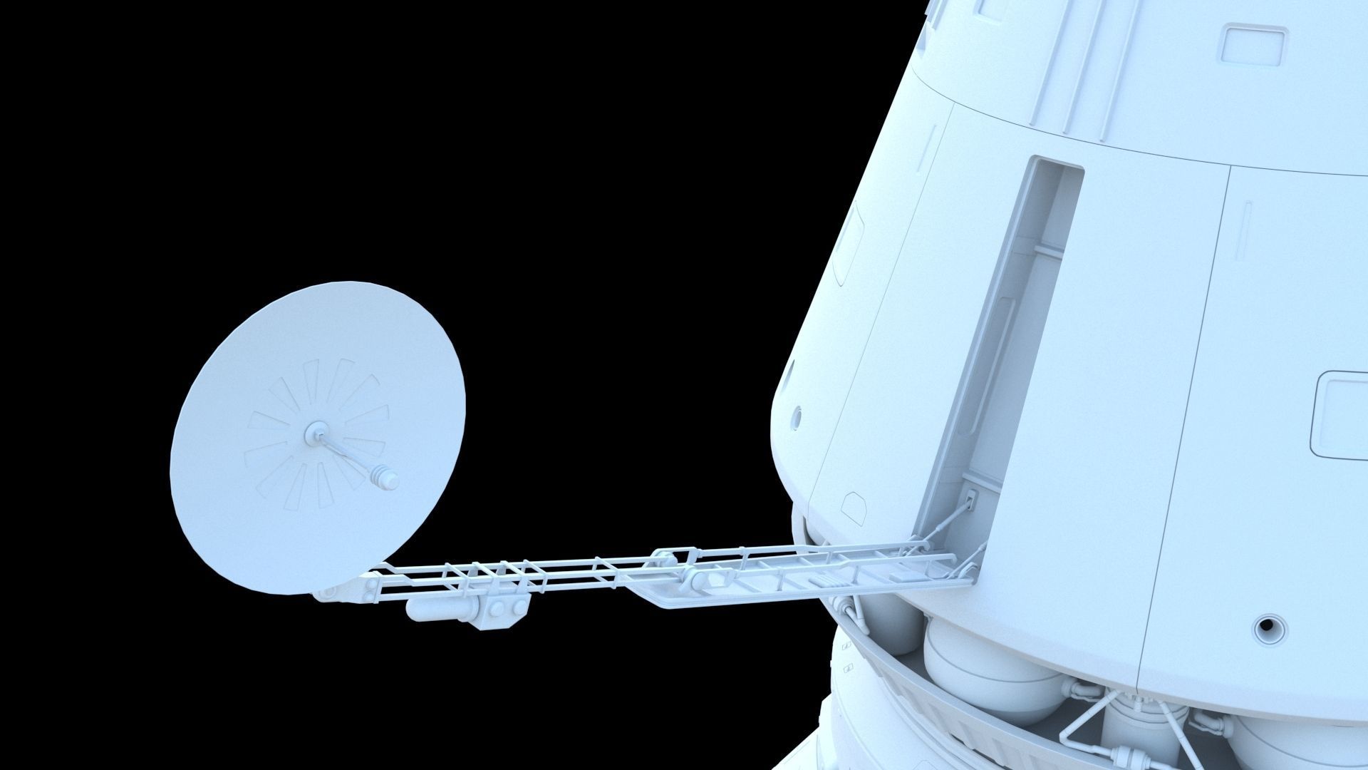 Landing module 3D model_12