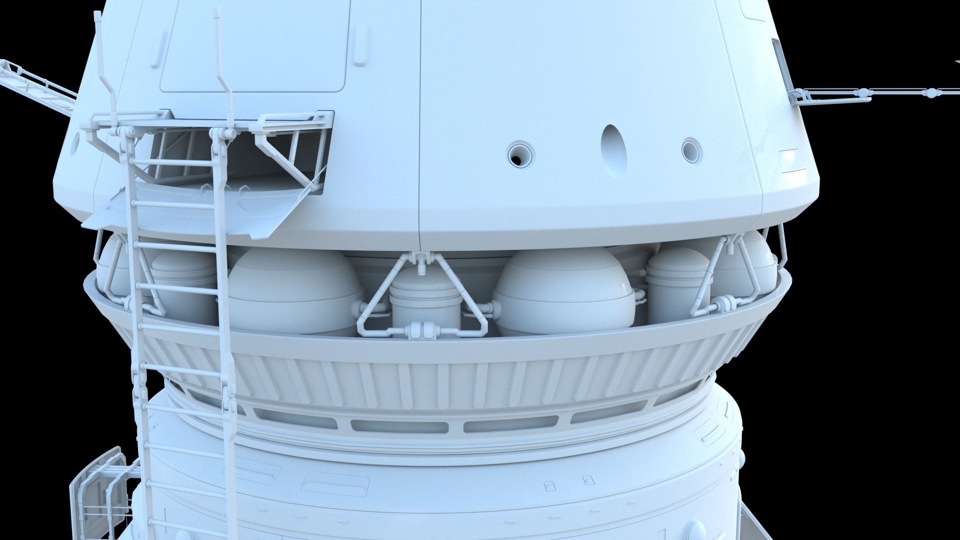 Landing module 3D model_14