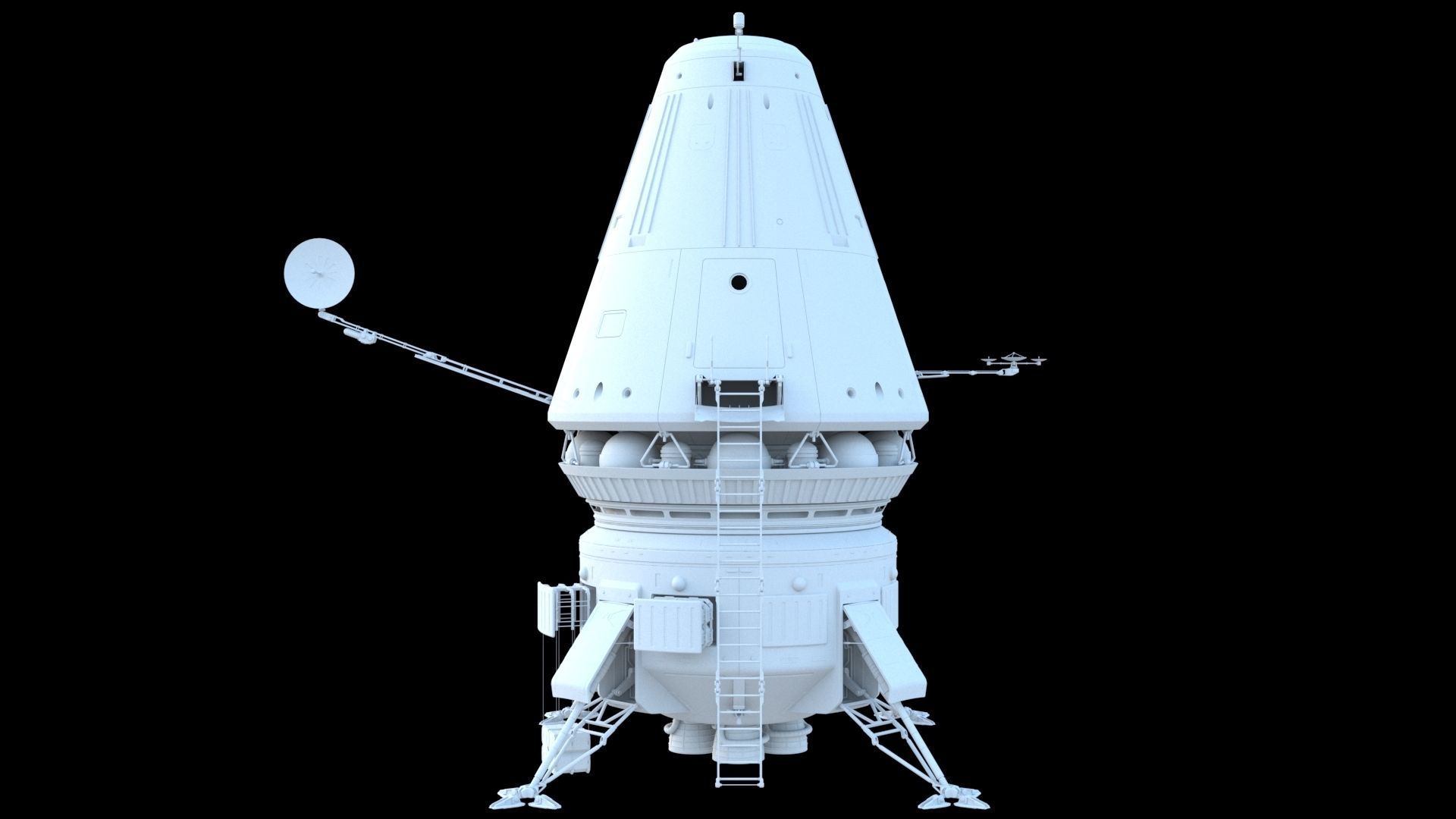 Landing module 3D model_1