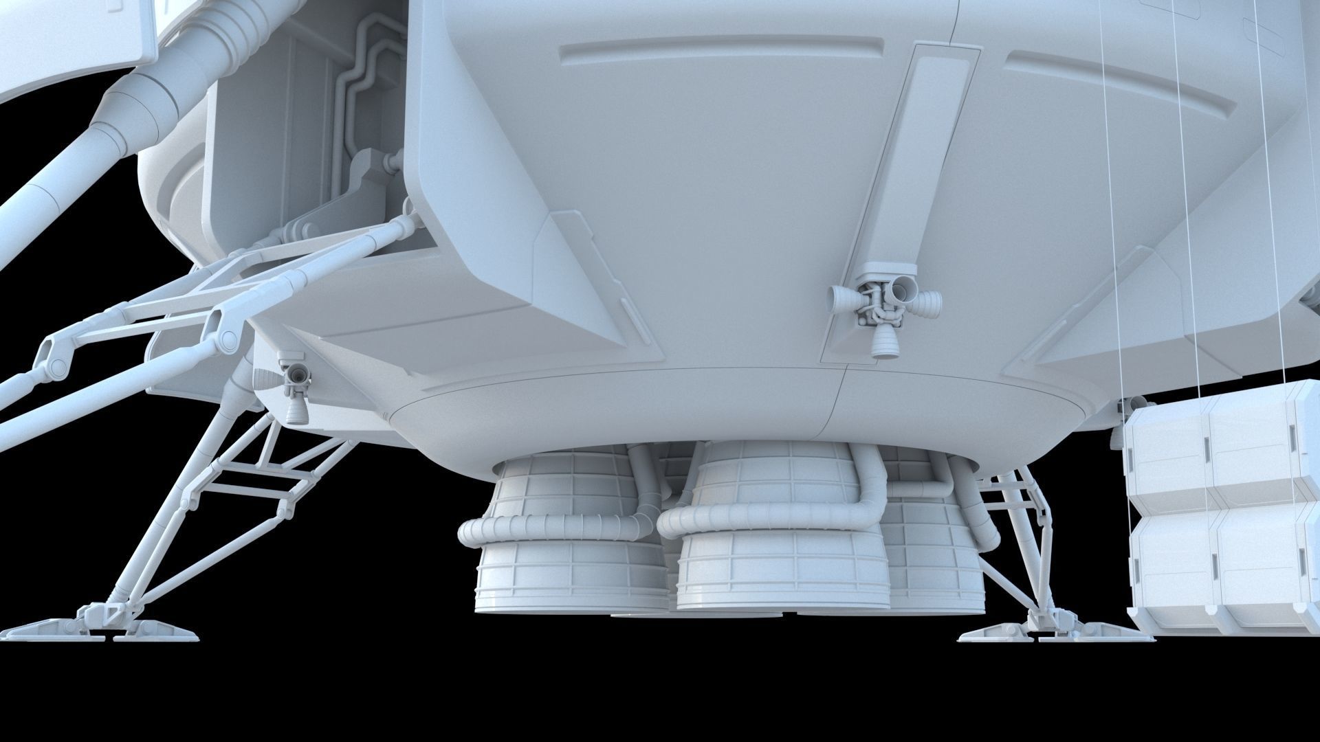 Landing module 3D model_17
