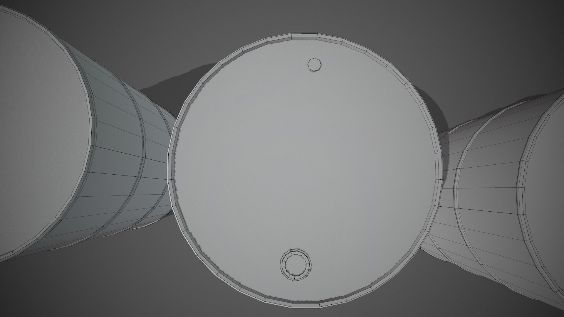 Toxic Waste Hazardous Barrels Low-poly 3D model_9