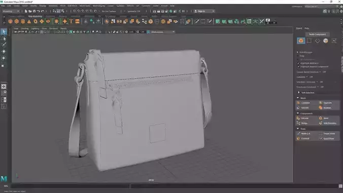 Women Handbag Kate Spade Polly Crossbody 3D Model 3D model