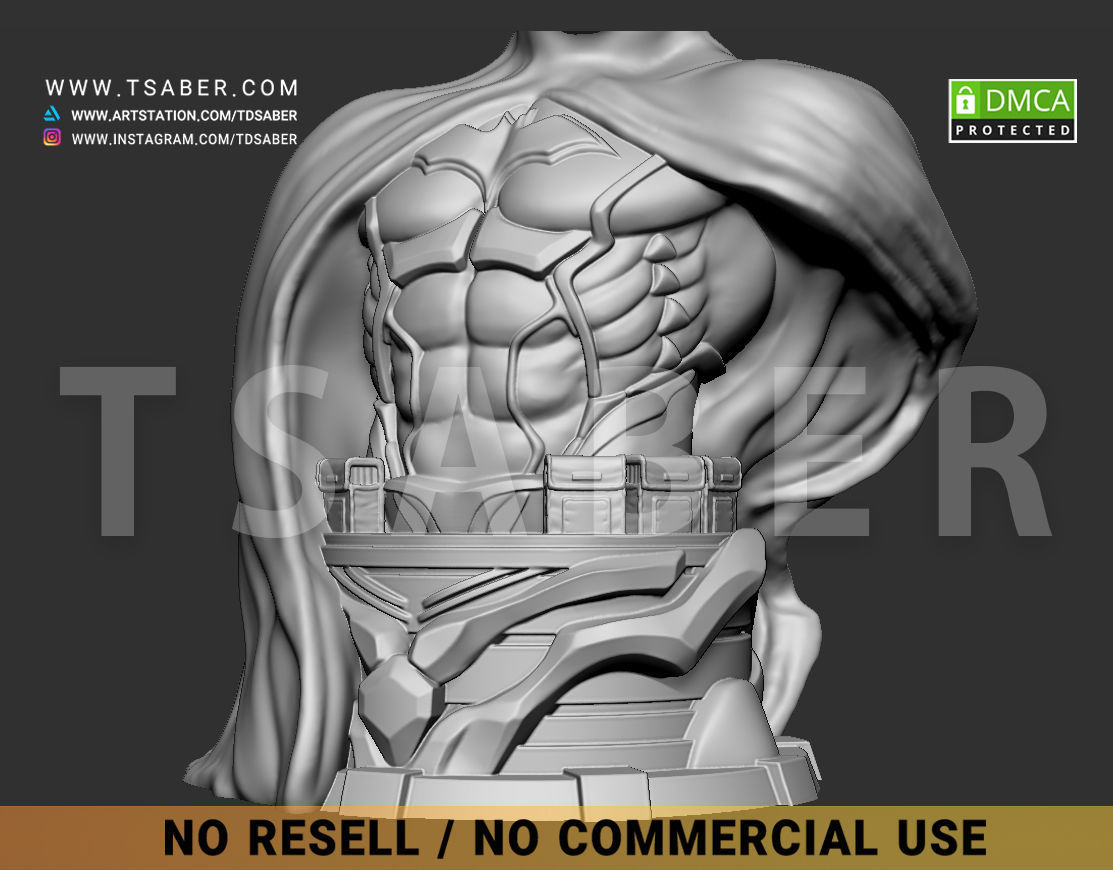 Batman Bust - DC comics Collectibles 3D print model_15