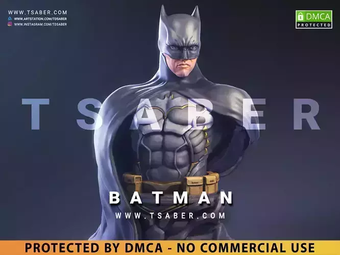 Batman Bust - DC comics Collectibles 3D print model