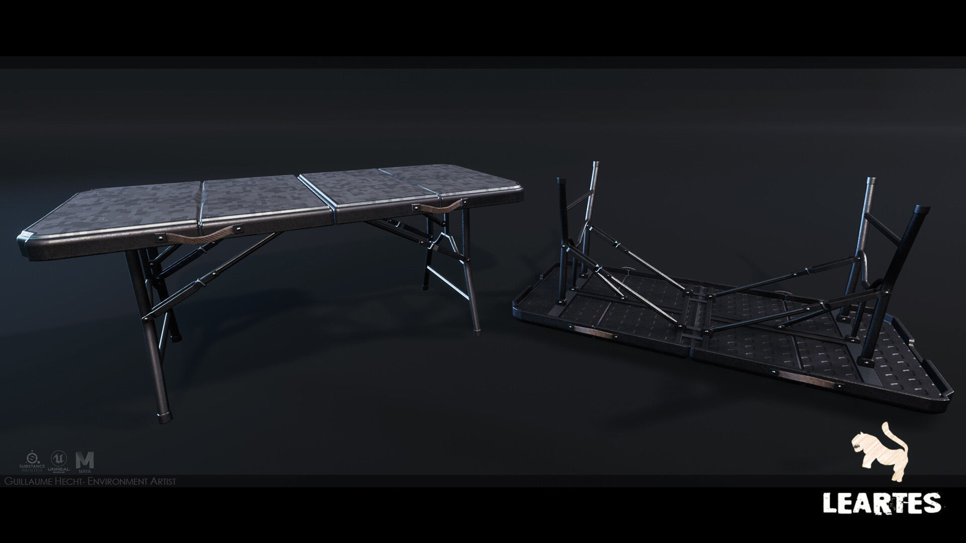 The Rally Point Environment Modular Low-poly 3D model_19