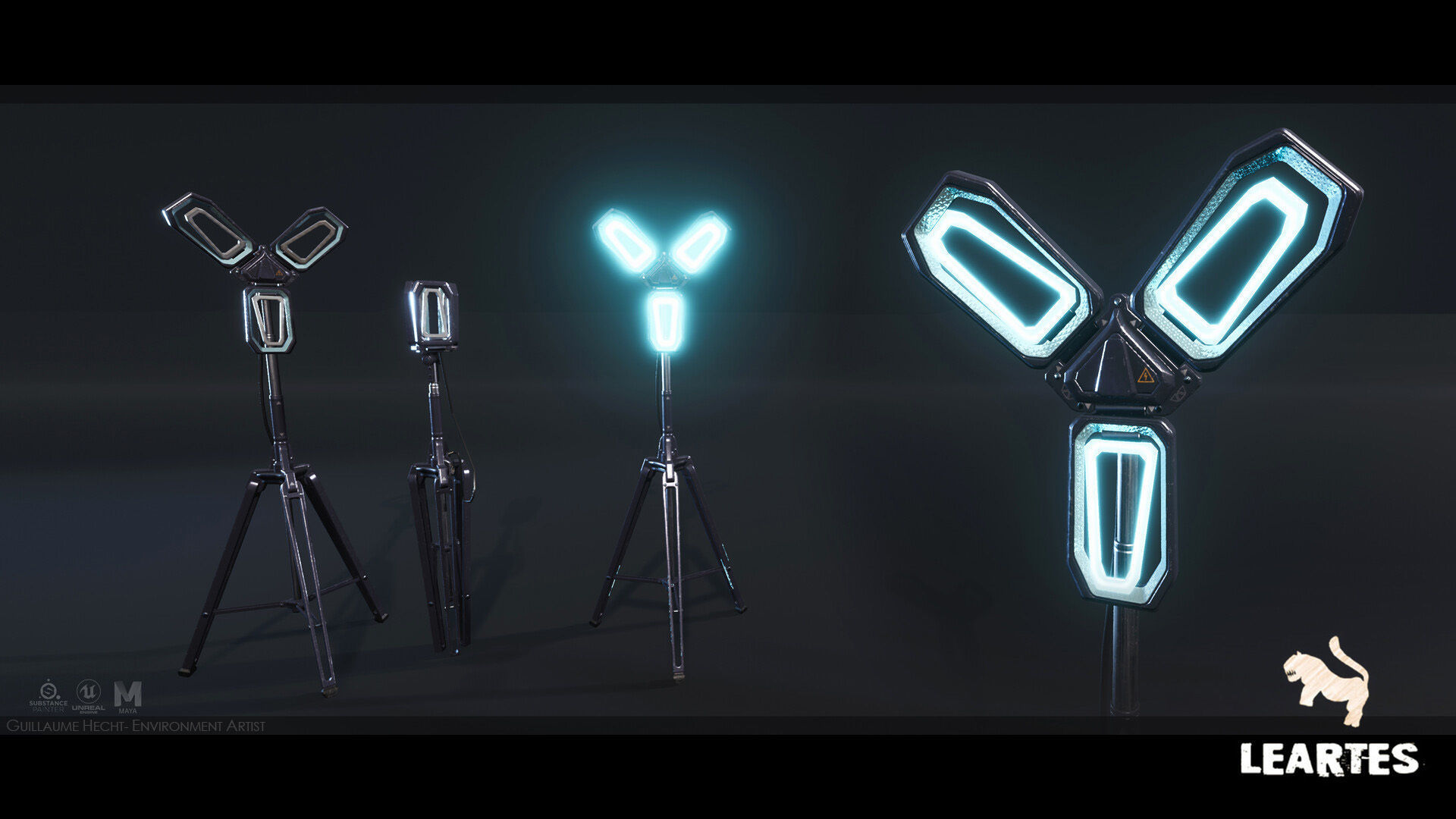 The Rally Point Environment Modular Low-poly 3D model_11