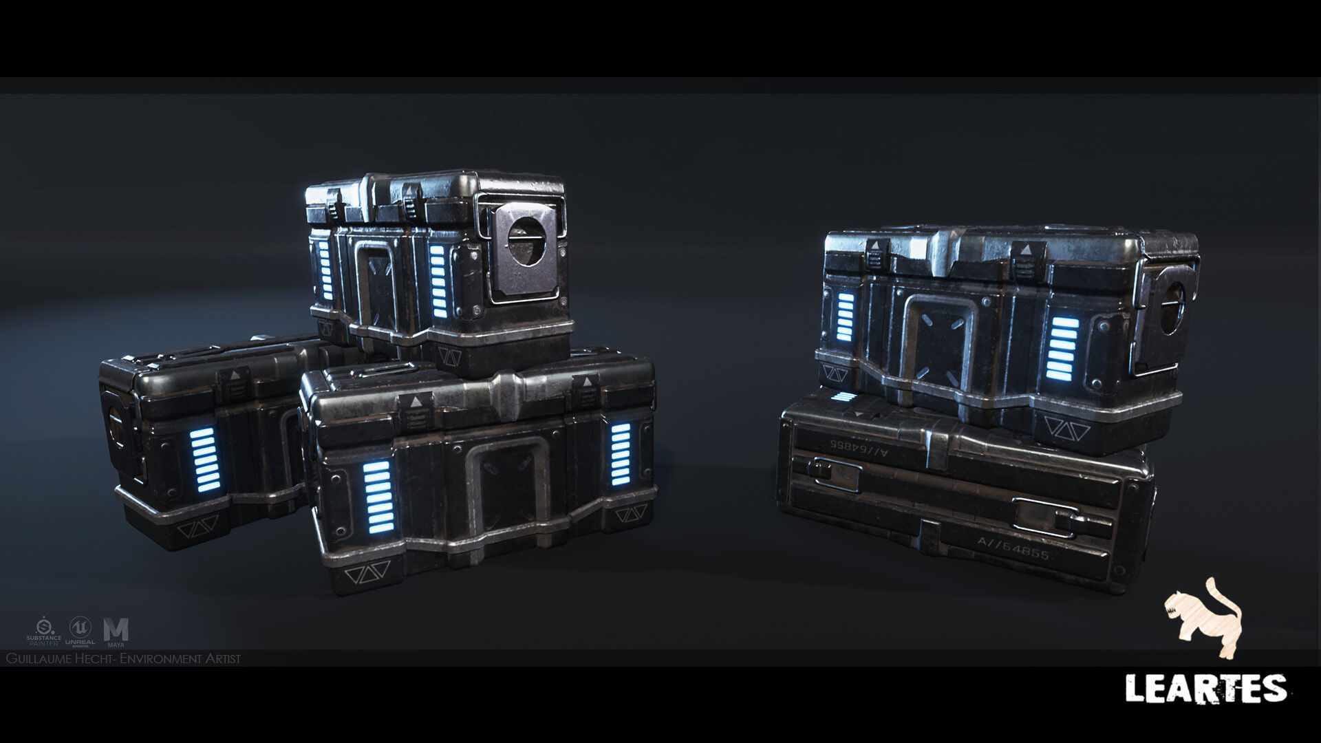 The Rally Point Environment Modular Low-poly 3D model_18