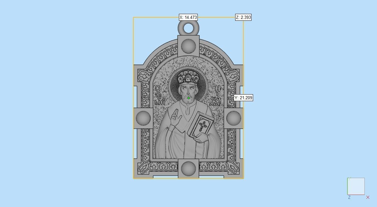 Saint Nicholas 3D print model_2