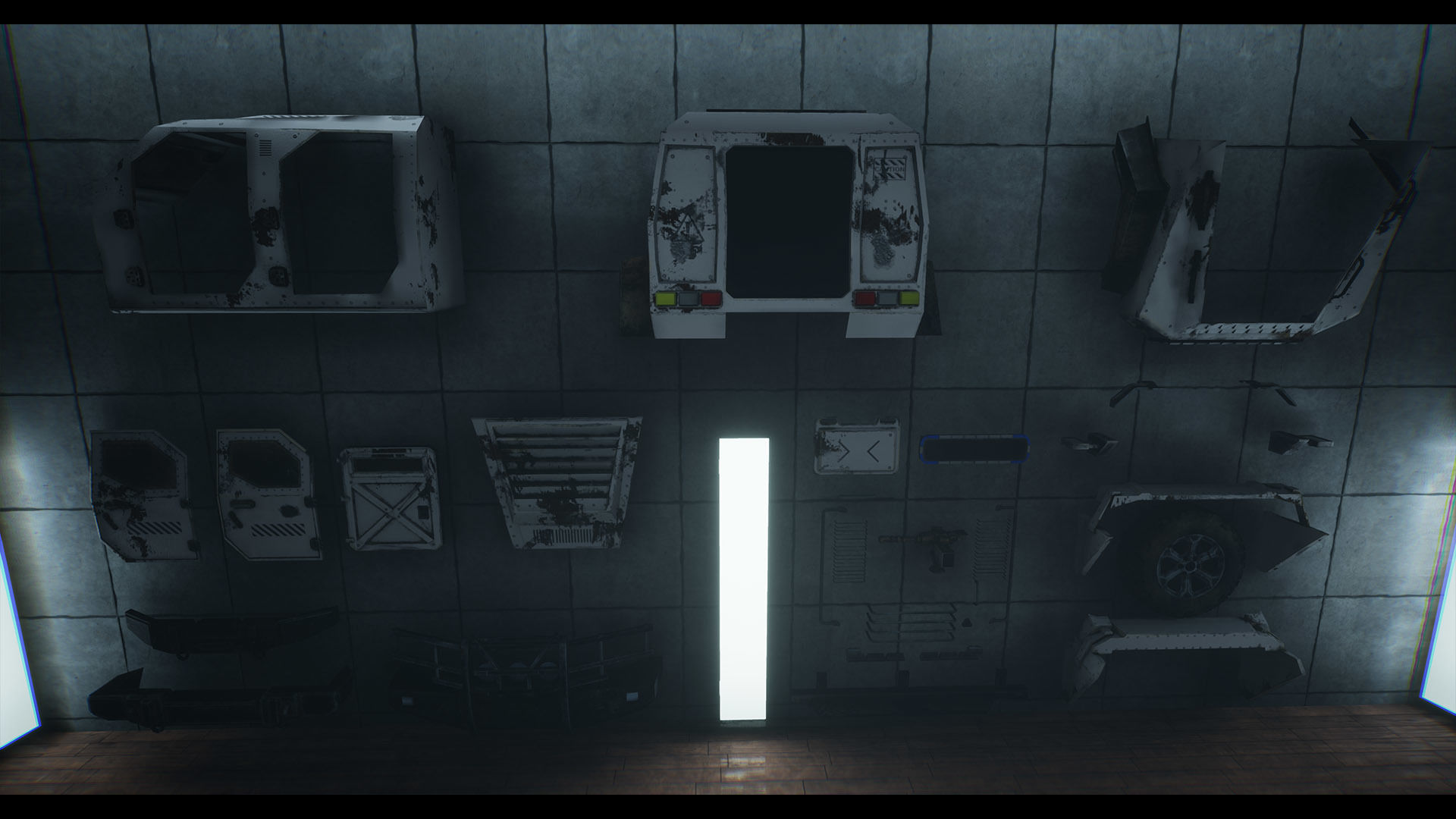 Custom Military Vehicles - SUV - Part B2 Low-poly 3D model_7